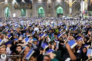 مراسم احیا شب بیست و سوم ماه مبارک رمضان در حرم مطهر رضوی - 1