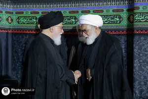 آئین خطبه&zwnj;خوانی شب عاشورا در حرم مطهر رضوی-1
