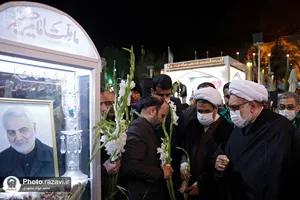 حضور تولیت آستان قدس رضوی در گلزار شهدای کرمان