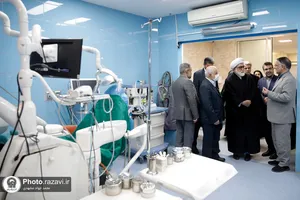 حضور تولیت آستان قدس رضوی در آسایشگاه شهید فیاض بخش مشهد