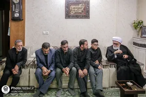 دیدار تولیت آستان قدس رضوی با خانواده شهدای حملات تروریستی رژیم صهیونیستی