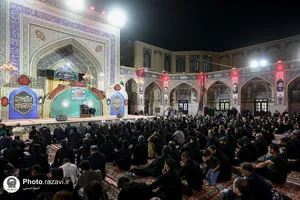 عزاداری هیئات مذهبی خراسان جنوبی در حسینیه حرم