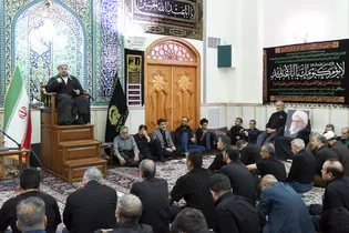 عزاداری دهه اول محرم در حسینیه امام رضا علیه‌السلام