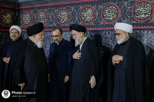 آیین خطبه&zwnj;خوانی شب عاشورای حسینی در حرم مطهر رضوی -2