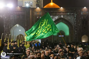 آئین خطبه&zwnj;خوانی شب شهادت امام حسین (ع) در حرم مطهر رضوی