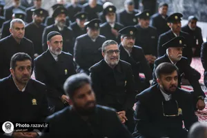 آئین اذن اعزام کاروان های زیر سایه خورشید در حرم مطهر رضوی