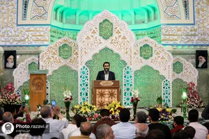 مراسم جشن ولادت امام رضا(علیه&zwnj;السلام) در حرم مطهر رضوی