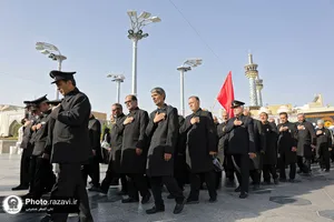 عزاداری روز شهادت امام سجاد در حرم مطهر رضوی