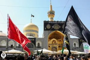 عزاداری شهادت امام رضا علیه السلام در حرم مطهر رضوی