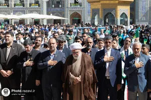 آیین آغاز سال تحصیلی مدارس در حرم مطهر رضوی