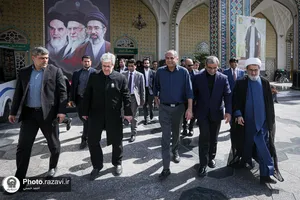 تشرف وزیر کشور جمهوری اسلامی پاکستان به حرم مطهر رضوی