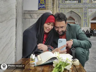 عکس با کیفیت: حال و هوای زائرین حرم مطهر رضوی