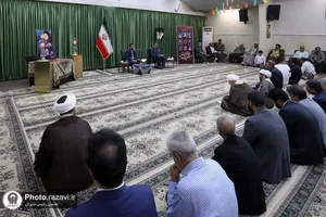 گرامیداشت شهدای خدمت در بیت آیت الله علم&zwnj;الهدی