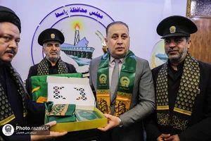 دیدار سفیران امام رئوف علیه&zwnj;السلام با مسئولین ارشد استان واسط عراق