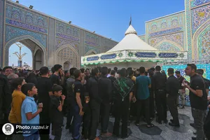 توزیع 40 هزار فالوده در چایخانه حضرت