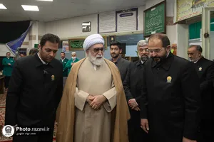 بازدید تولیت آستان قدس رضوی از بخش شمیم رضوان