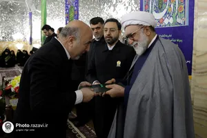 مراسم اعطای احکام خدام حرم مطهر رضوی