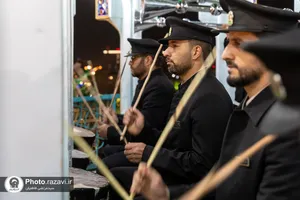 نقاره نوازی شب ولادت امام رضا علیه السلام