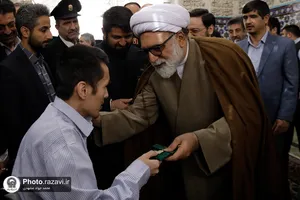 آئین غبارروبی ضریح مطهر امام رضا(ع) برگزار شد