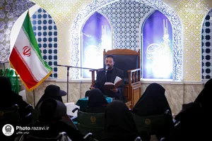 تشرف کاروان زیارتی معین الضعفا به حرم مطهر رضوی