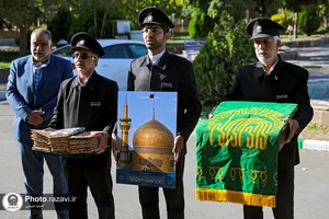 حضور جمعی از خدام حرم در مرکز نابینایان امام رضا علیه السلام