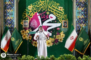 جشن ویژه زائران عرب&zwnj;زبان در حرم مطهر رضوی