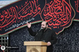 عزاداری شب شهادت حضرت زهرا سلام الله علیها در حرم مطهر رضوی