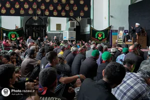 اجتماع عزاداران استان گلستان در حرم مطهر رضوی