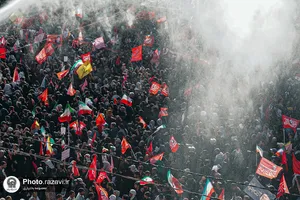 تشییع پیکر رهبر شهید انقلاب در مشهد مقدس-4