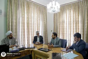دیدار هیئت رئیسه دانشگاه علامه طباطبایی با تولیت آستان قدس رضوی