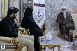 دیدار تولیت آستان قدس رضوی با خانواده شهدای جنگ رمضان-1