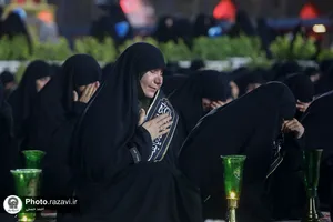 آئین خطبه&zwnj;خوانی شب عاشورا در حرم مطهر رضوی-2