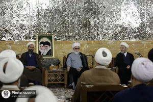 دیدار جمعی از روحانیون با تولیت آستان قدس رضوی