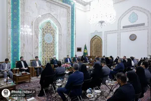 دیدار کارکنان نمونه با تولیت آستان قدس رضوی