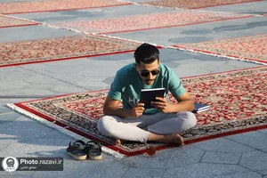حال و هوای حرم مطهر رضوی در آستانه ولادت امام رضا علیه&zwnj;السلام