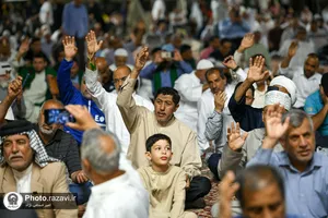 جشن ولادت حضرت معصومه سلام الله علیها ویژه زائرین غیرایرانی در حرم مطهر رضوی
