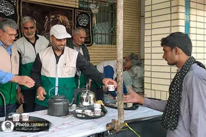 بازدید نماینده ولی فقیه در استان سیستان و بلوچستان از مواکب خدمت رسان در مرز میرجاوه