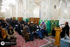 مراسم عزاداری زائرین غیر ایرانی به مناسبت شهادت امام کاظم علیه السلام