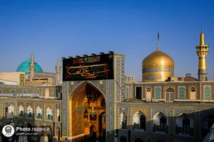 نصب کتیبه&zwnj;های شهادت امام حسن عسکری علیه&zwnj;السلام در حرم مطهر رضوی