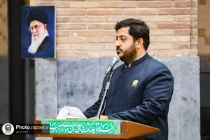 دیدار صمیمی خادمیاران مکبر نوجوان با مدیر عالی حرم مطهر رضوی