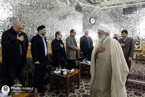 دیدار اساتید دانشگاه هنر تهران با تولیت آستان قدس رضوی