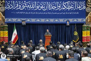 مراسم آزادسازی ۴۳۷ زندانی جرائم غیرعمد در حرم مطهر رضوی