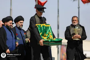 بغداد میں شہدائے مقاومت کی یاد میں منعقدہ تقریب میں حرم امام رضا(ع) کے خادمین کی شرکت