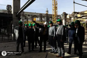 بازدید جمعی از مدیران بنیاد کرامت رضوی از پروژه&zwnj;های عمرانی حرم مطهر