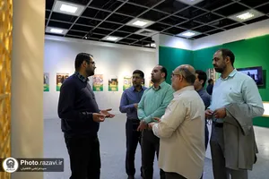 بازدید معاون صدای سازمان صدا و سیما از نمایشگاه رواق خدمت