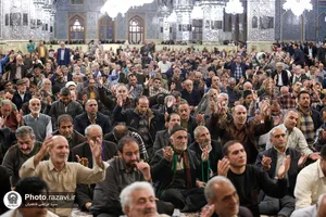 مراسم شب ولادت حضرت زینب(س) در حرم مطهر رضوی
