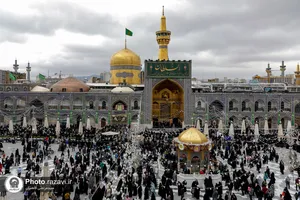 حال و هوای حرم مطهر رضوی در آستانه ولادت امام رضا علیه&zwnj;السلام