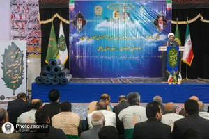 اهدای فرش&zwnj;های آستان قدس رضوی به مصلی المهدی زابل