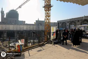 تور بازدید دانشجویان از پروژه&zwnj;های عمرانی حرم مطهر