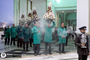 گل&zwnj;های ضریح امام رضا علیه&zwnj;السلام